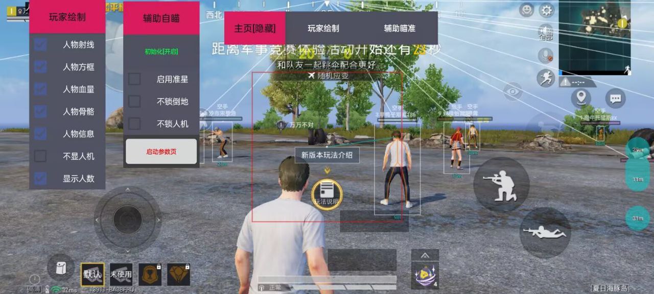 和平精英「leus漏打版」辅助