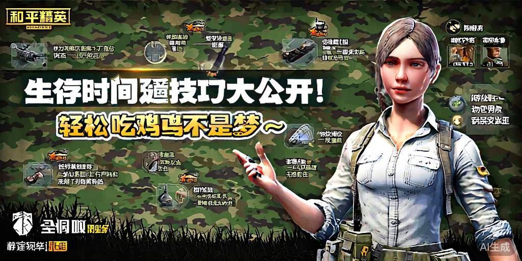 和平精英生存时间延长技巧大公开！轻松吃鸡不是梦~