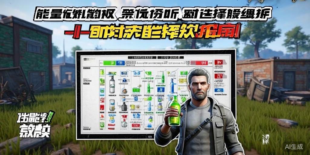和平精英能量饮料优先及解析，关键时刻如何选择？